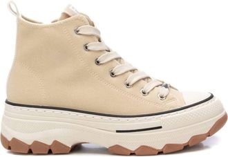 Xti Womens Sneaker Booties In Beige