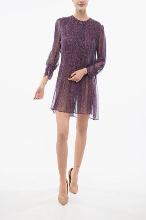 Roberto Cavalli Pleated Chiffon Dress Roberto Cavalli