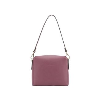 Pourchet Tassen, Dames, Paars, ONE Size, Leer, Cassetta Crossbody Bag