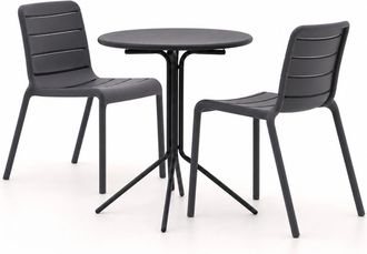 Forza Furniture Forza Narni/Aziano &oslash;60cm dining tuinset 3-delig stapelbaar