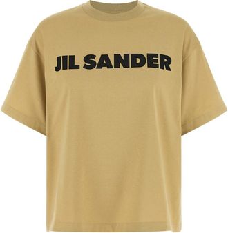 Jil Sander Beige Logo T-shirt