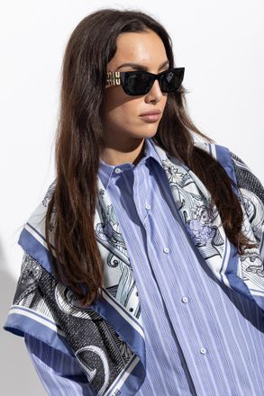 Miu Miu Sunglasses 09WS, Unisex, Black