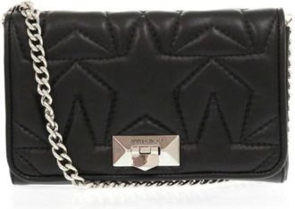 Jimmy Choo London Pre-owned Shoulder Bags, female, Black, Size: ONE SIZE Pre-owned Leather clutches
