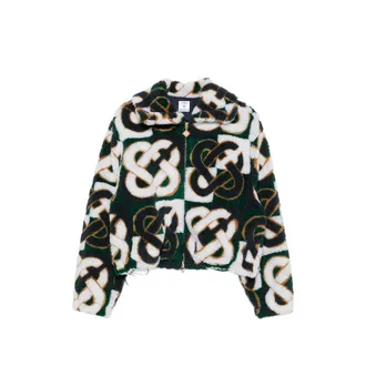 Casablanca Zip-fastening Monogram-print Jacket