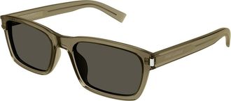 Saint Laurent SL 662 Asian Fit 003 Mens Sunglasses Brown Size 57