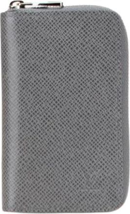 Louis Vuitton Pre-owned Wallets, female, Gray, Size: ONE SIZE Pre-owned Leather wallets
