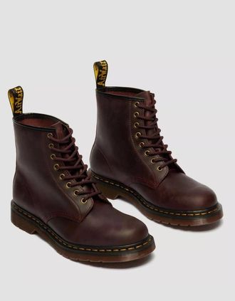 Dr. Martens Dr. Martens 1460 Crazy Horse Leather Cherry Red Boots - Size: 6.5/6.5