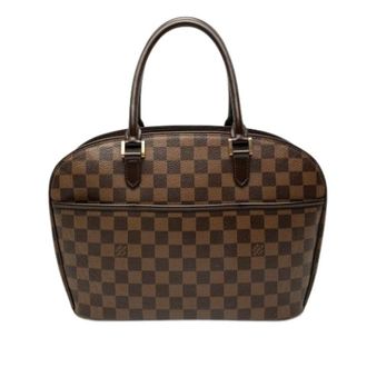 Louis Vuitton Vintage, unisex, Bruin, ONE Size, Leer, Pre-owned Sarria Horizontal