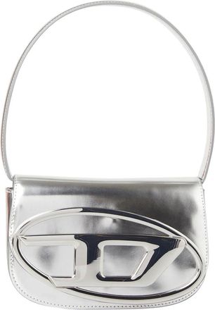 Diesel Tassen, unisex, Grijs, ONE Size, Leer, 1DR Schoudertas