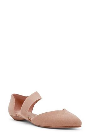 Anne Klein Oksanna Pointed Toe Flat in Natural Blush at Nordstrom, Size 8.5