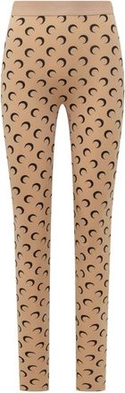 Marine Serre Leggings - Dames - Leggings - Beige - M - Broeken