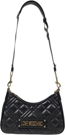 Love Moschino Gewatteerde Schoudertas - Dames - Schoudertassen - Zwart - ONE Size - Polyester - Tassen