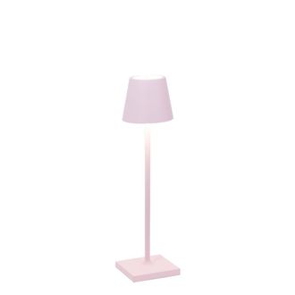Zafferano L&aacute;mpara de mesa led de aluminio rosa regulable