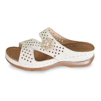 Generic 2026 Women Slippers Flip Flops for Dressy: Comfortable Sandals - Walking Summer Slip On Casual Bohemian Flower Thong Sandal (White, 6.5)