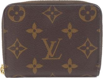 Louis Vuitton Marron Monogram Coated Canvas Coin Purse/Coin Case (Pre-Owned)