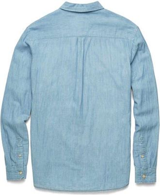 Surfside Supply Co. Zhu Double Gauze Shirt in Blue at Nordstrom, Size Xx-Large