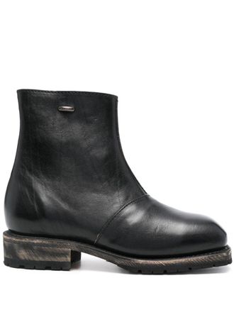 【関税&送料込】Our Legacy Black Leather Camion Ankle Boots Our Legacy - Camion leather ankle boots black - The Corner