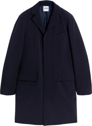 Aspesi Jassen, Heren, Blauw, XL, Technische Jas
