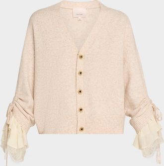 Cinq &agrave; Sept Atlas Layered-Cuff Cardigan