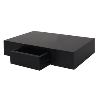 Hhg Hhg - Nunca Usado] Estante De Pared Oise, Estante Con Caj&oacute;n, 40cm, Negro