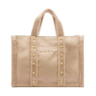 Liu Jo Shopping Bags, female, Beige, ONE SIZE, Stylish Handbag for Shopping