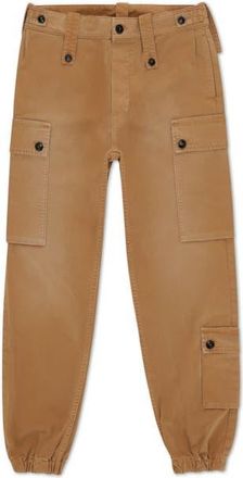 Fortela Jodit Cargo Cotton Trousers in Leather at Nordstrom, Size 26 32 Eu