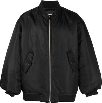 Frankie Shop Astra bomber jacket - women - Nylon/Polyester - XXXS-XXS - Black