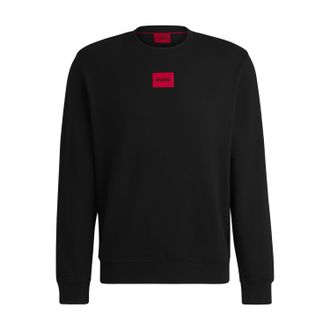 HUGO BOSS Heren Hugo Diragol Sweatshirt in Zwart