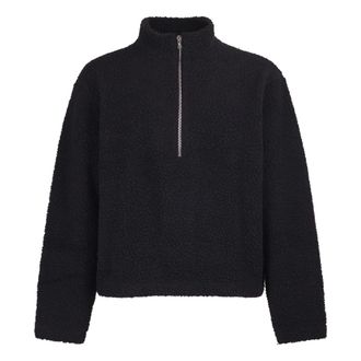 Mfpen Faux Fur & Shearling Jackets, male, Black, L, Half Zip Jumper