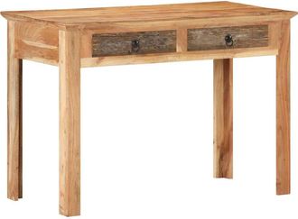 vidaXL Escritorio De Madera Maciza Reciclada 110x50x75 Cm Vidaxl