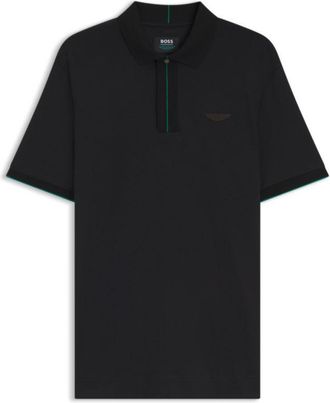 BOSS x ASTON MARTIN polo shirt in mercerized cotton