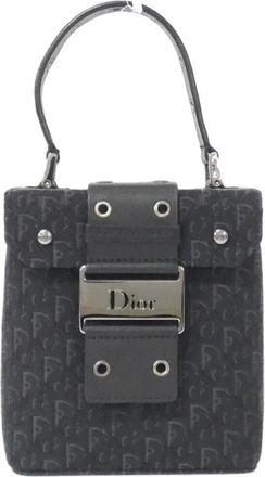 Dior Black Canvas Vanity Bag (Pre-Owned)
