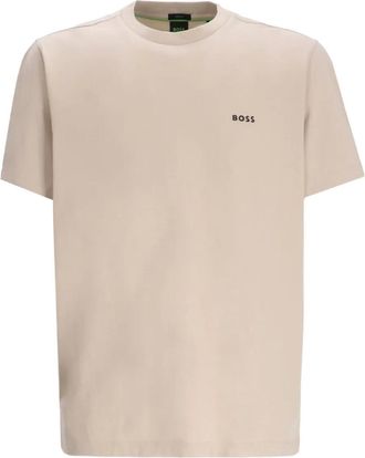 BOSS logo-detail cotton T-shirt - men - pure cotton - 4XL - Grey