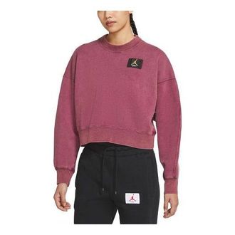 Air Jordan (WMNS) Air Jordan Flight Round-neck Swea Deep-Wine CV7786-610