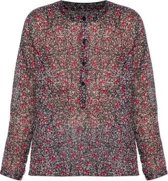 Isabel Marant Blouses, female, Red, Size: XS Maria Top