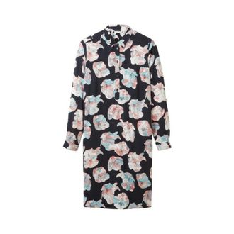 Tom Tailor Dames, Jurken, Veelkleurig, Maat: M Viscose