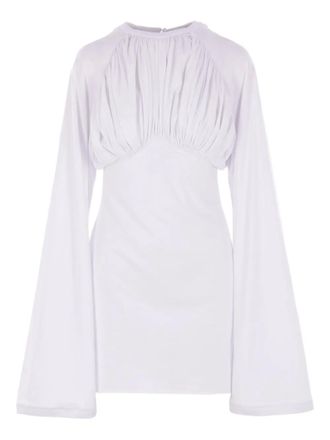 Duran Lantink draped-detail mini dress - women - Cotton - S - White