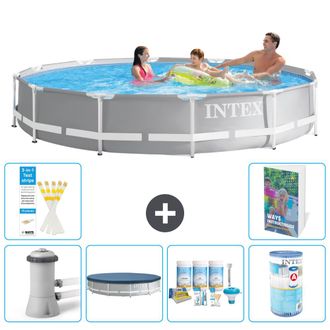 Intex Piscina Prism Frame Redonda - 366x76 Cm - 7-piezas S208