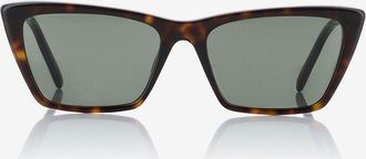 Saint Laurent Katzenaugen-Sonnenbrille in Schildpattoptik SL 737 Mica Thin