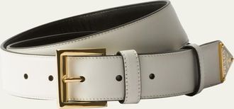 Prada City Calf Leather Belt