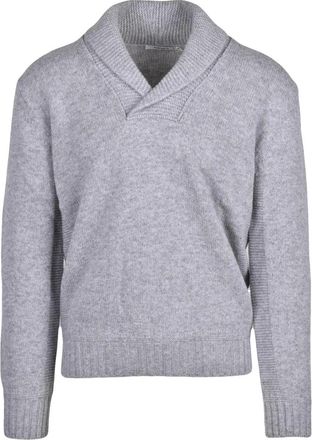 KANGRA Truien & Vesten, Heren, Grijs, L, Wol, Maglione sciallato
