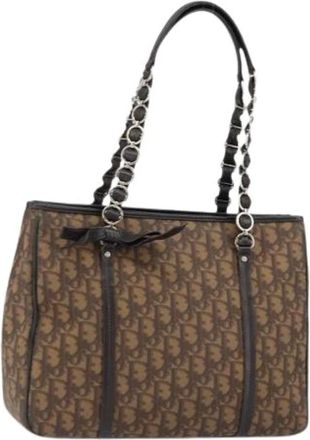 Dior Pre-owned Tote Bags, female, Brown, Size: ONE SIZE Pre-owned Vintage Tote Bag