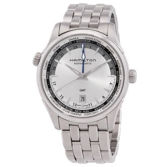 Hamilton Jazzmaster GMT Automatic Silver Dial Mens Watch H32605151