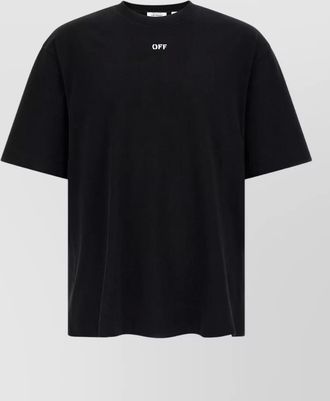 Off-white cotton 3d arrow spray t-shirt