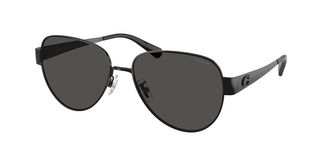 Coach HC7186 CDP37 934487 Womens Sunglasses Black Size 57