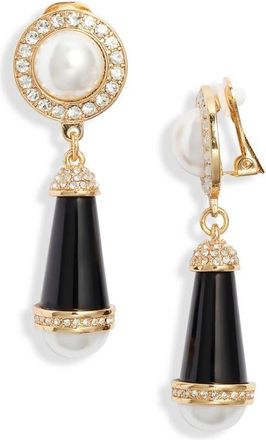 Kenneth Jay Lane Resin Pendant Drop Earrings in Polished Gold at Nordstrom