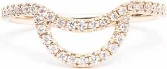Anna Sheffield Womens Eleonore Pav&eacute; Helios Band In Gold