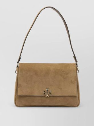Tory Burch charlie suede leather shoulder bag