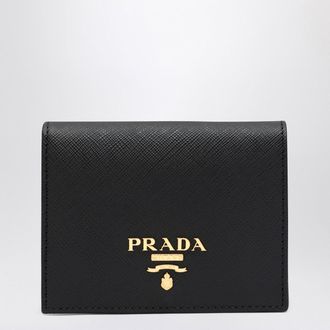 Prada Black Saffiano leather small wallet