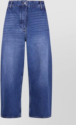 STUDIO NICHOLSON cropped wide-leg trousers